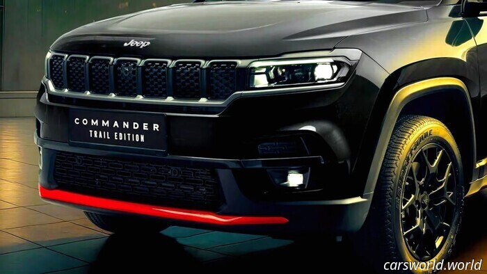 Jeep cree que un spoiler delantero inferior rojo puede convencerte de este vehículo de 7 plazas en Japón | Carscoops